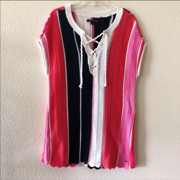 Tommy Hilfiger Knitted Striped Blouse - Picture 1 of 6